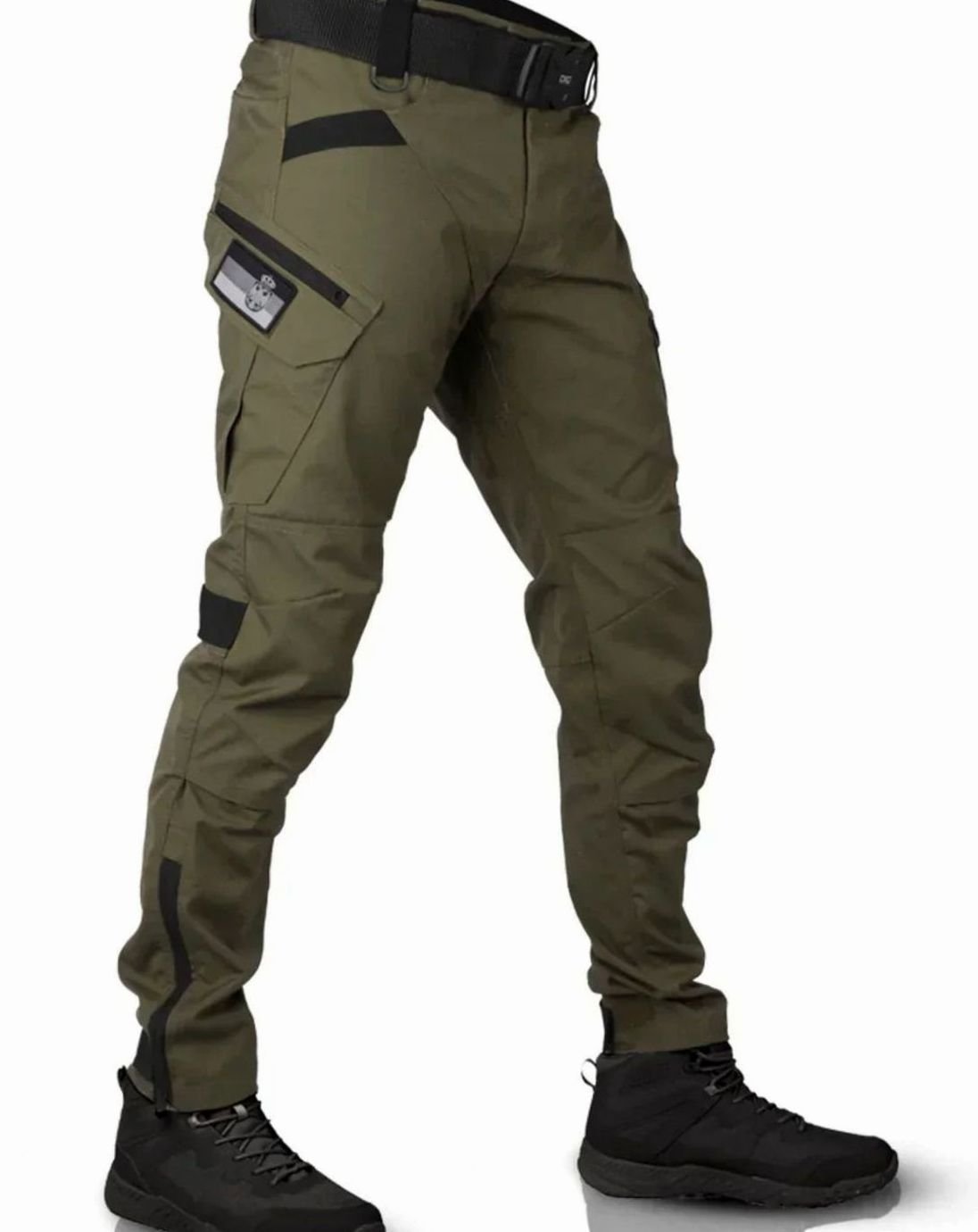 Men's Durable Tactical Cargo Pants Multi-Pocket Reinforced - Green