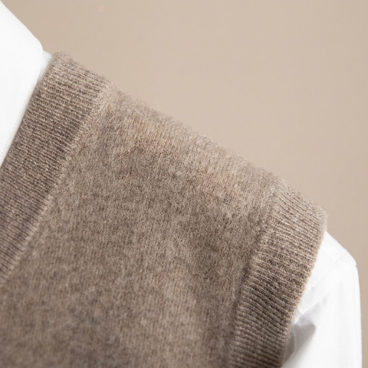 Men's Extrafine Merino Wool V-Neck Sweater Vest