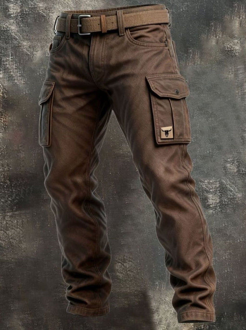 Men's Insulated Cargo Utility Straight-Leg Pants