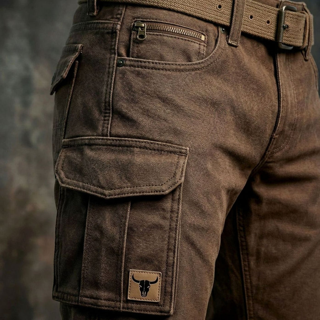 Men's Insulated Cargo Utility Straight-Leg Pants