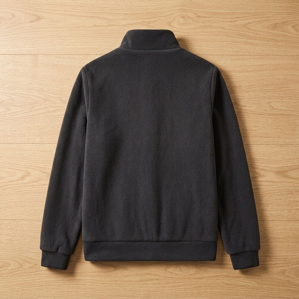 Men's Quilted Hybrid Fleece-Sleeve Puffer Jacket