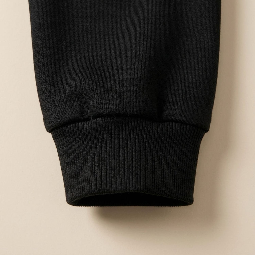 Men's Rugged Quarter-Zip Hooded Pullover Sweatshirt