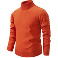 Men's Slim-Fit Fine-Knit Turtleneck Sweater Ribbed Cuffs