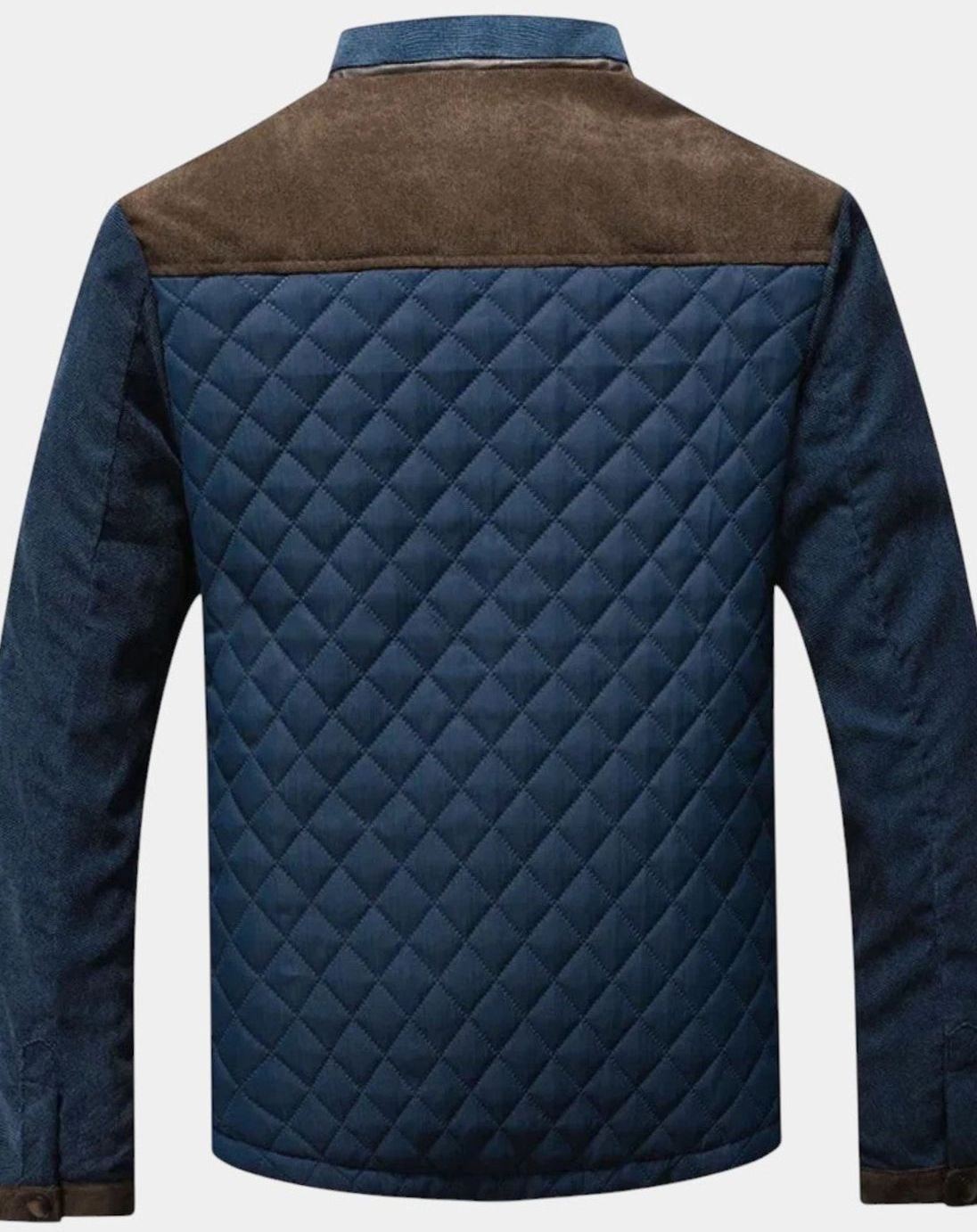 Men's Slim Fit Quilted Stand-Collar Puffer Jacket