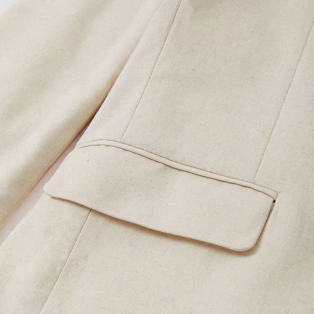 Men's Slim-Fit Three-Piece Suit Blazer Vest Pants Set