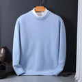 Men's Warm Mohair Crewneck Knit Sweater Pullover
