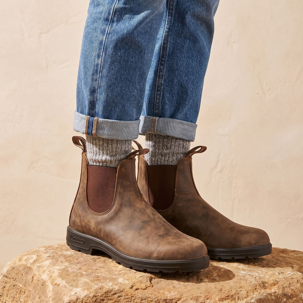 Men's Waterproof Slip-On Chelsea Snow Boots