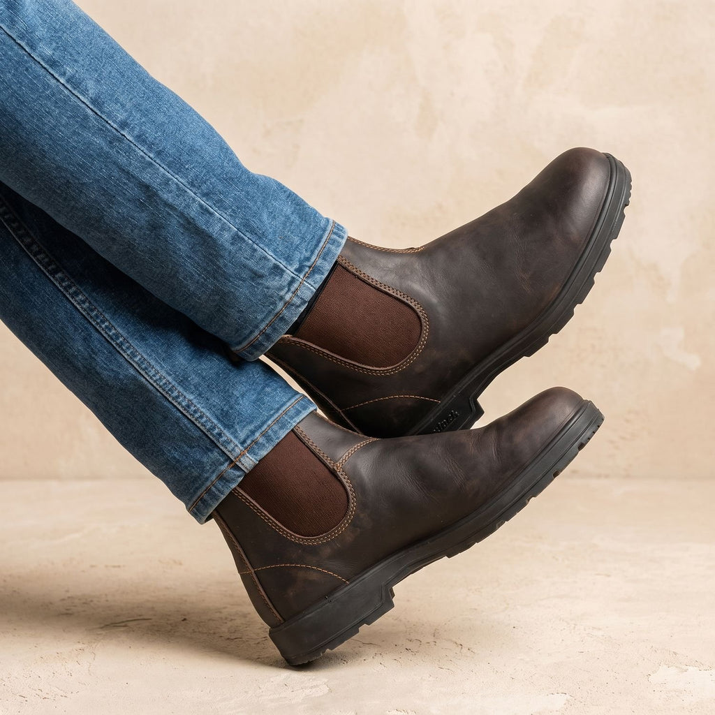 Men's Waterproof Slip-On Chelsea Snow Boots