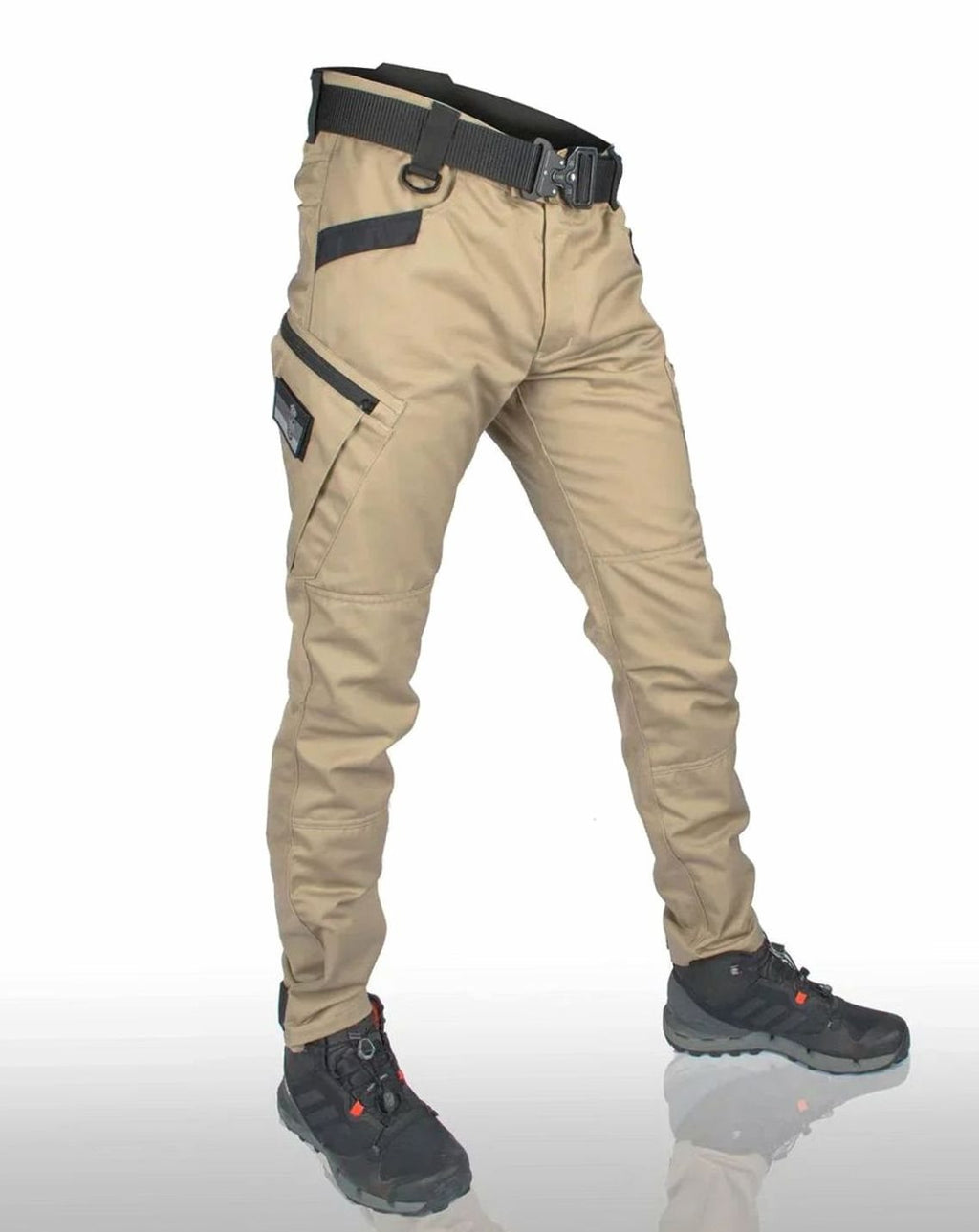 Men's Waterproof Tactical Cargo Pants Multi-Pocket Reinforced