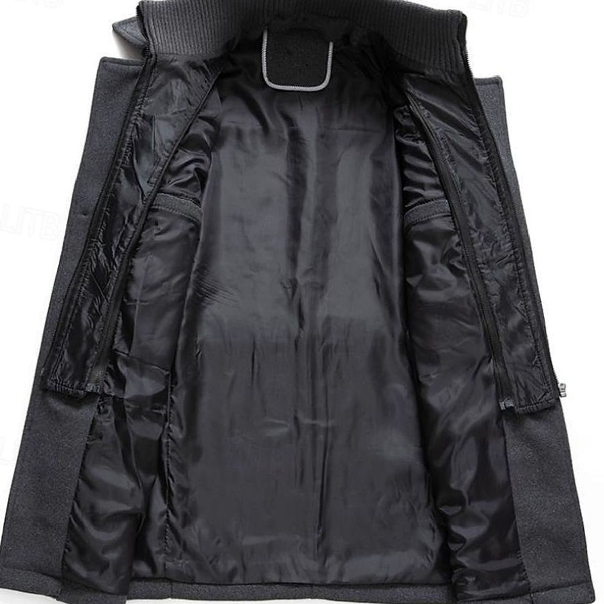 Men's Wool Coat Double-Breasted Tailored Overcoat