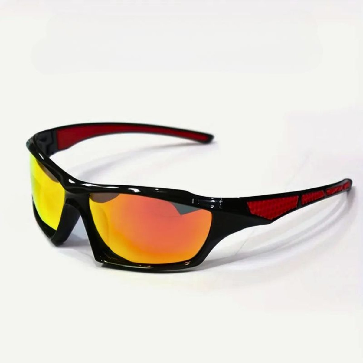 Polarized Shield Sport Sunglasses UV Protection Wrap Frame