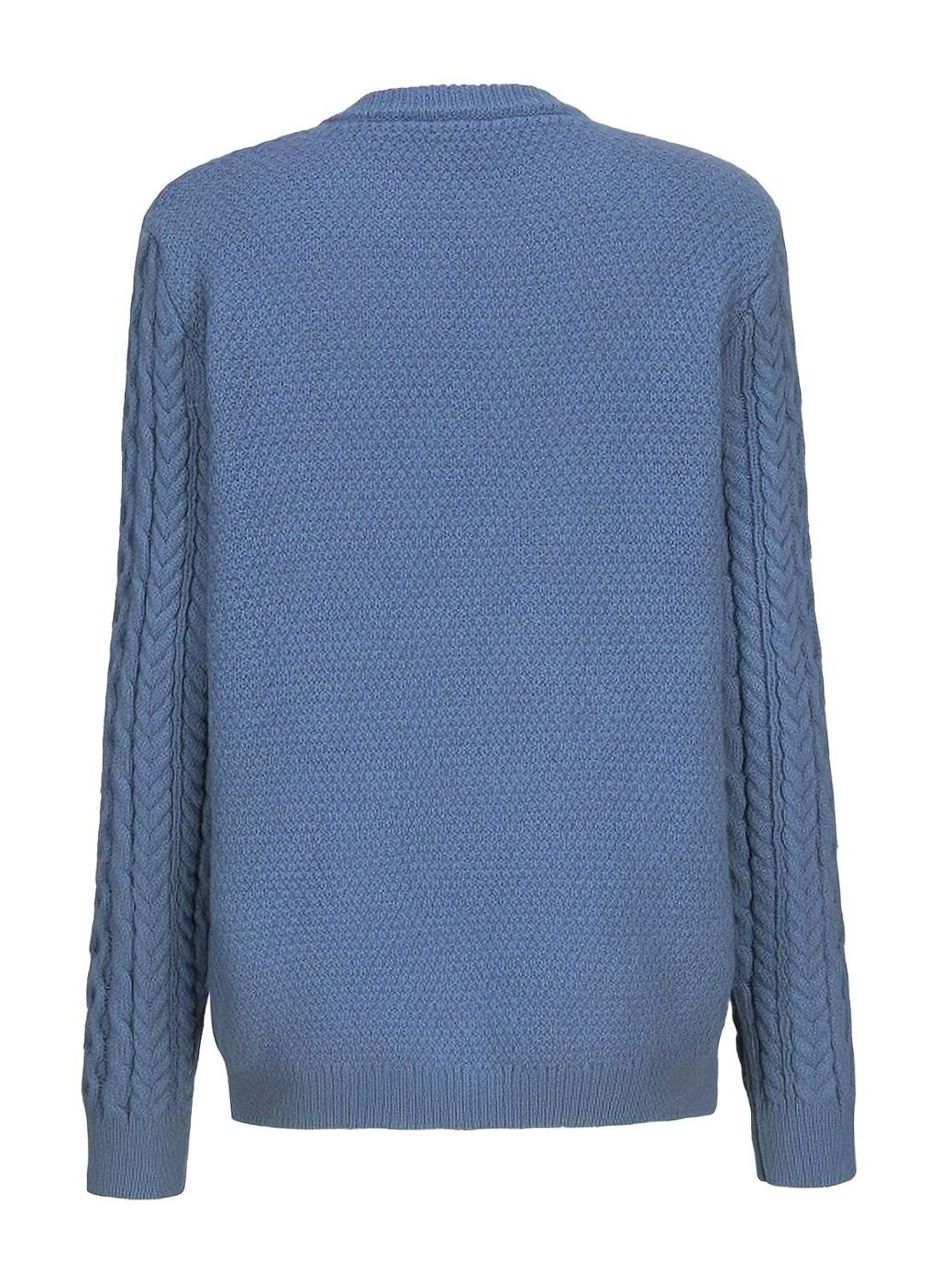Women's Cable-Knit Relaxed Button-Front Cardigan Sweater
