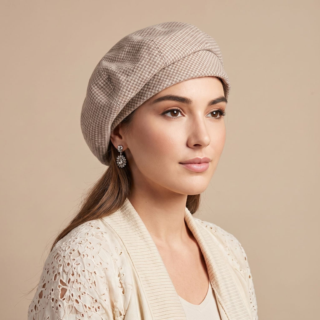 Women's Classic French-Style Wool Beret Hat