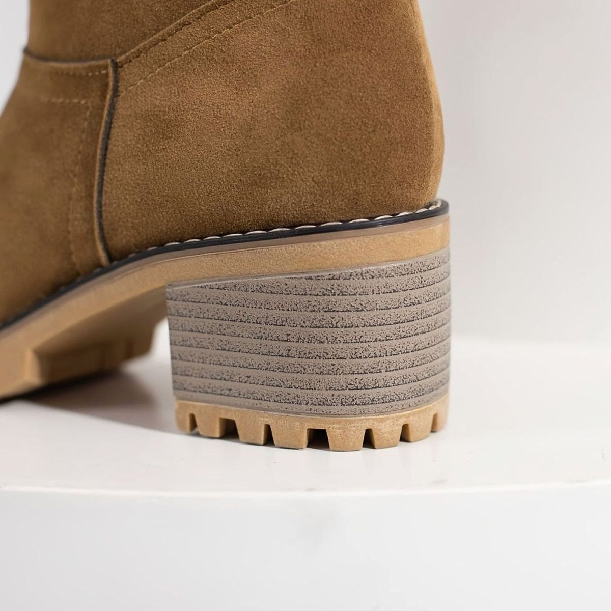 Women's Cozy Cuffed Sherpa Block-Heel Winter Snow Boots