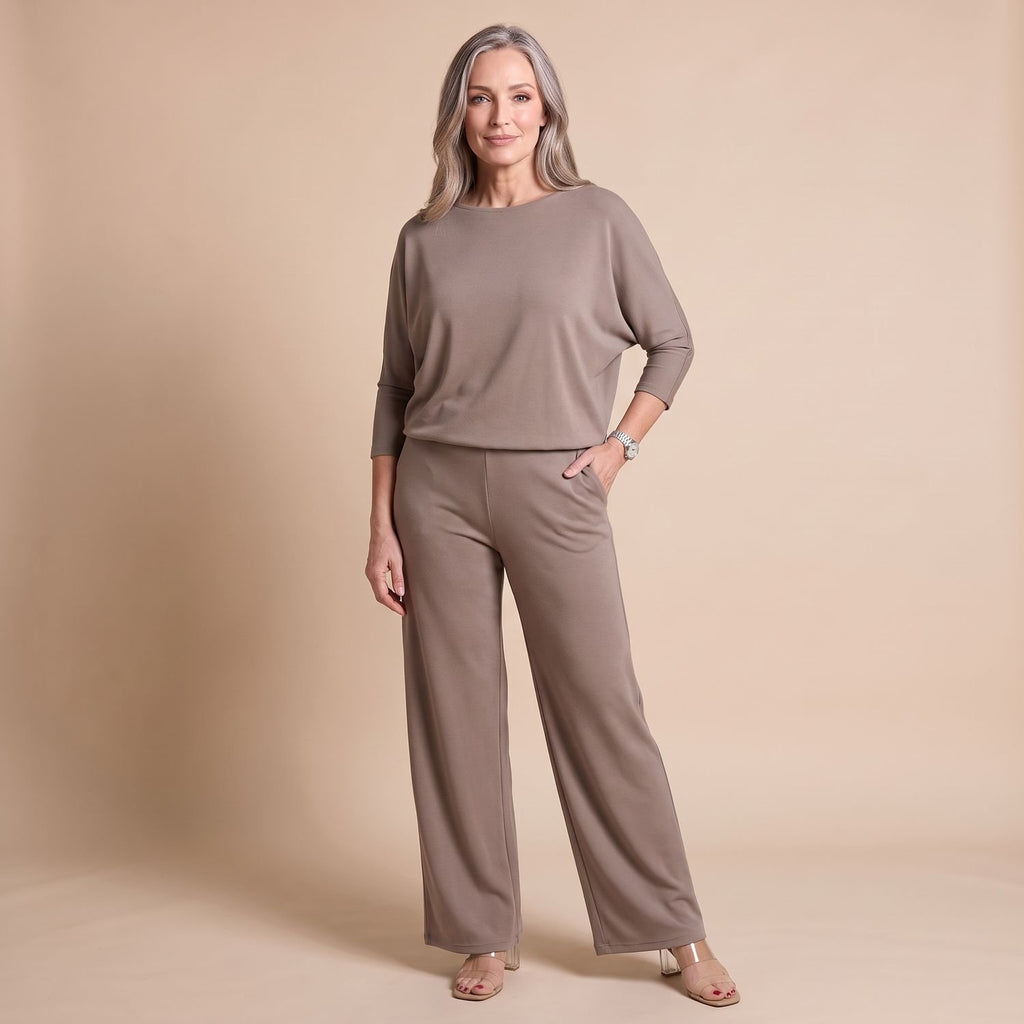 Women's Elegant Longline Cardigan 3-Piece Top Pants Set
