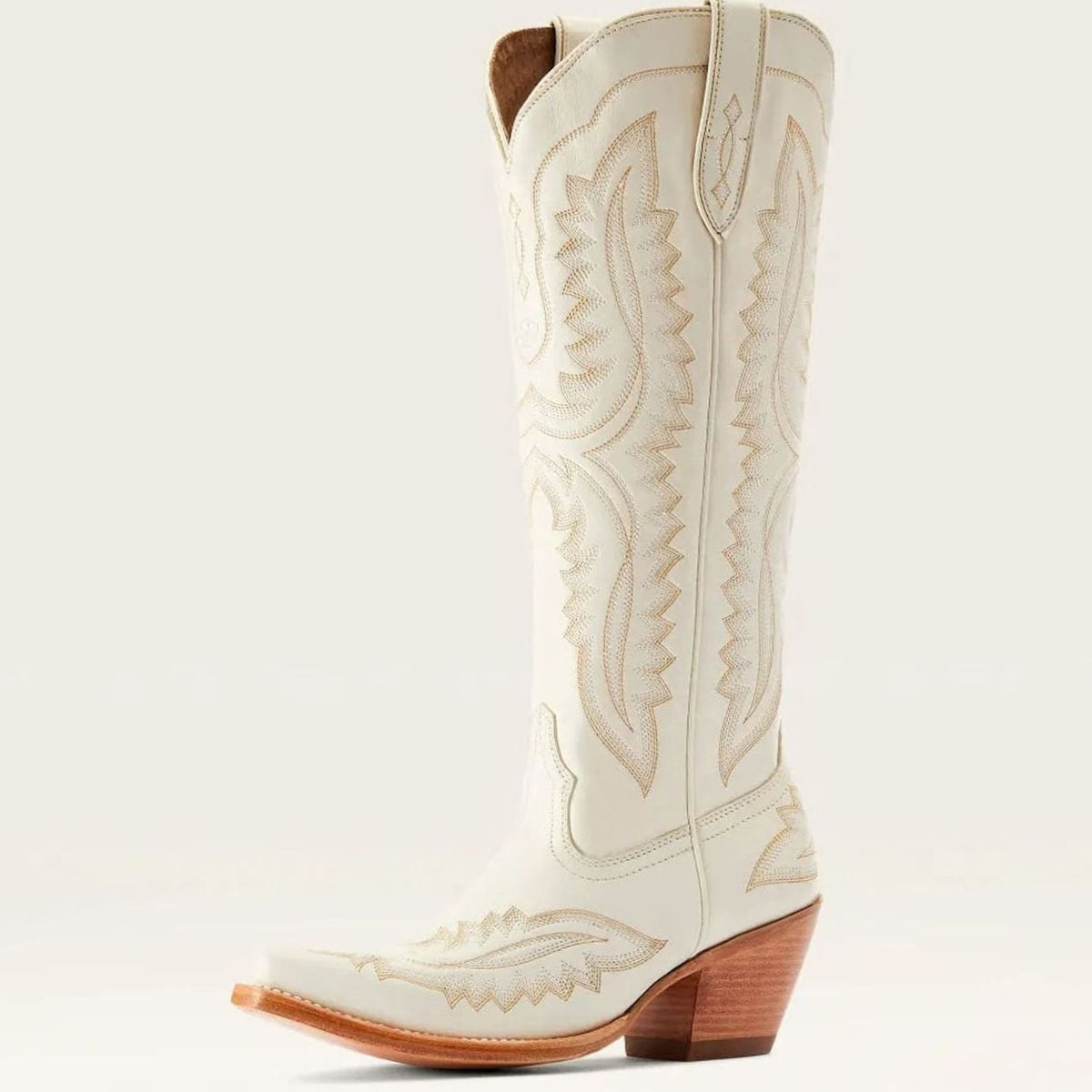 Women's Embroidered Pointed-Toe Knee-High Western Cowboy Boots