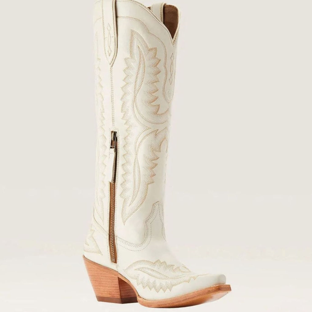 Women's Embroidered Pointed-Toe Knee-High Western Cowboy Boots