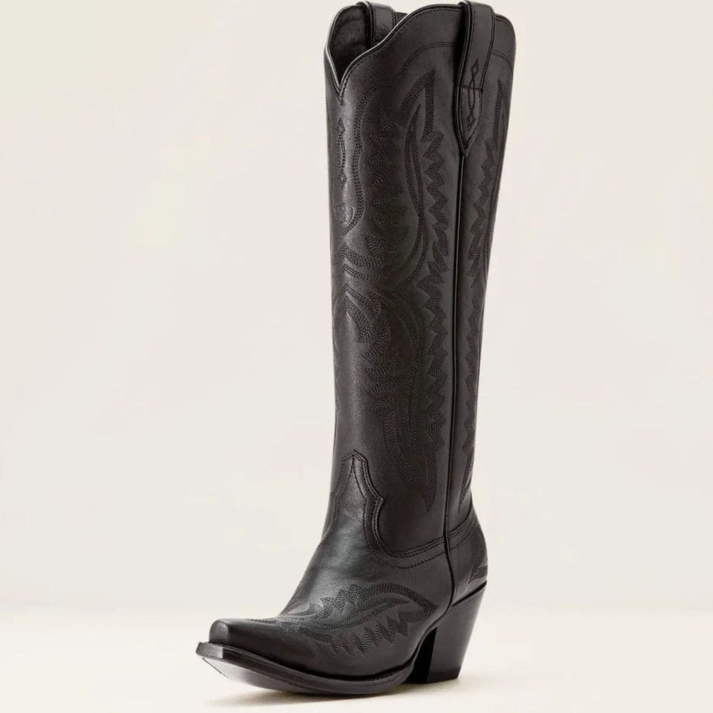 Women's Embroidered Pointed-Toe Knee-High Western Cowboy Boots