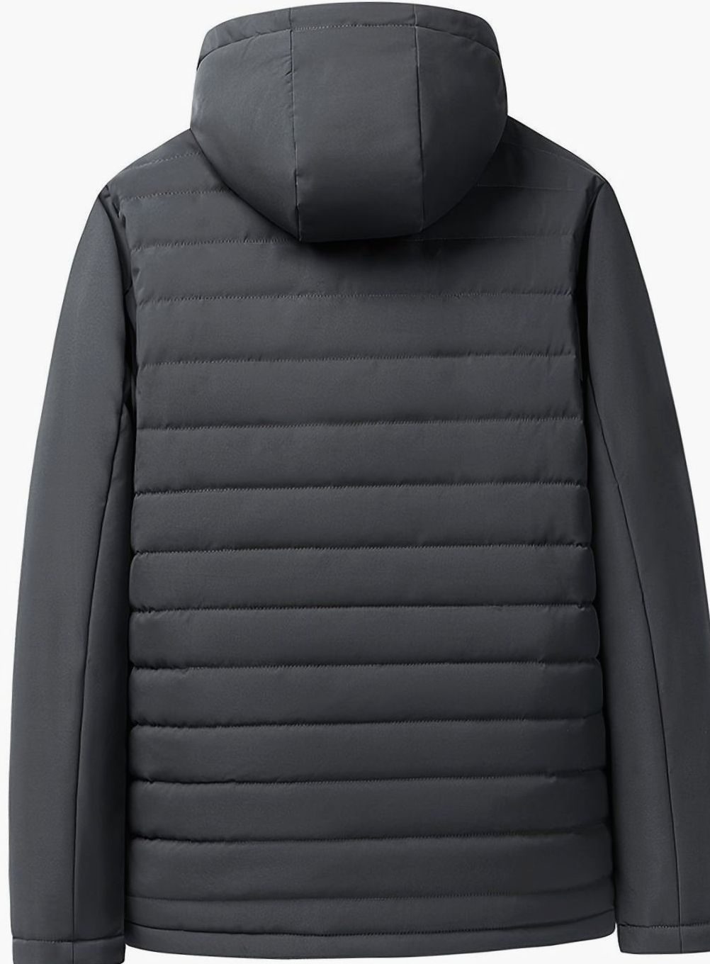 Women's Fleece-Lined Hooded Quilted Jacket Relaxed Fit