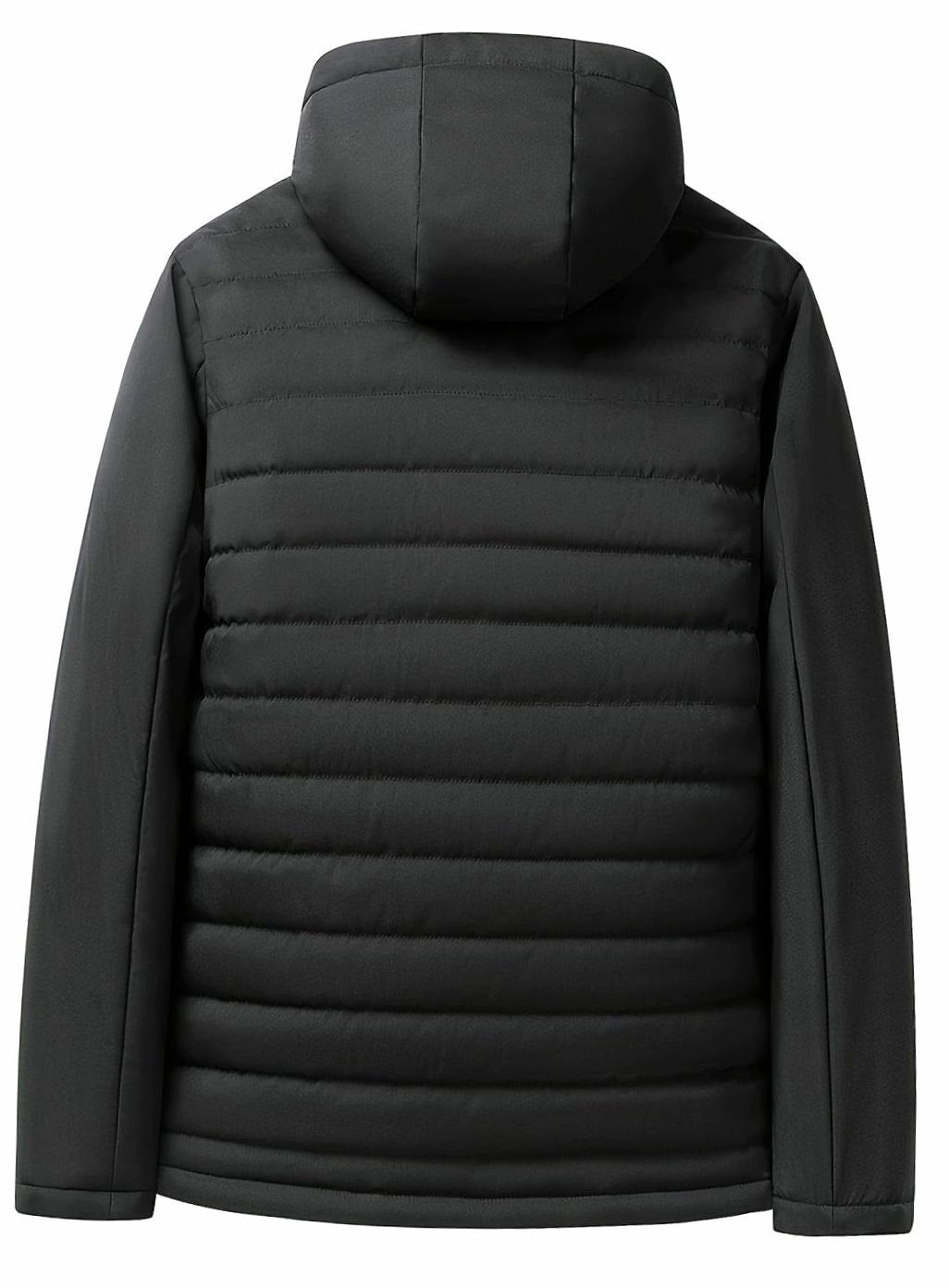 Women's Fleece-Lined Hooded Quilted Jacket Relaxed Fit