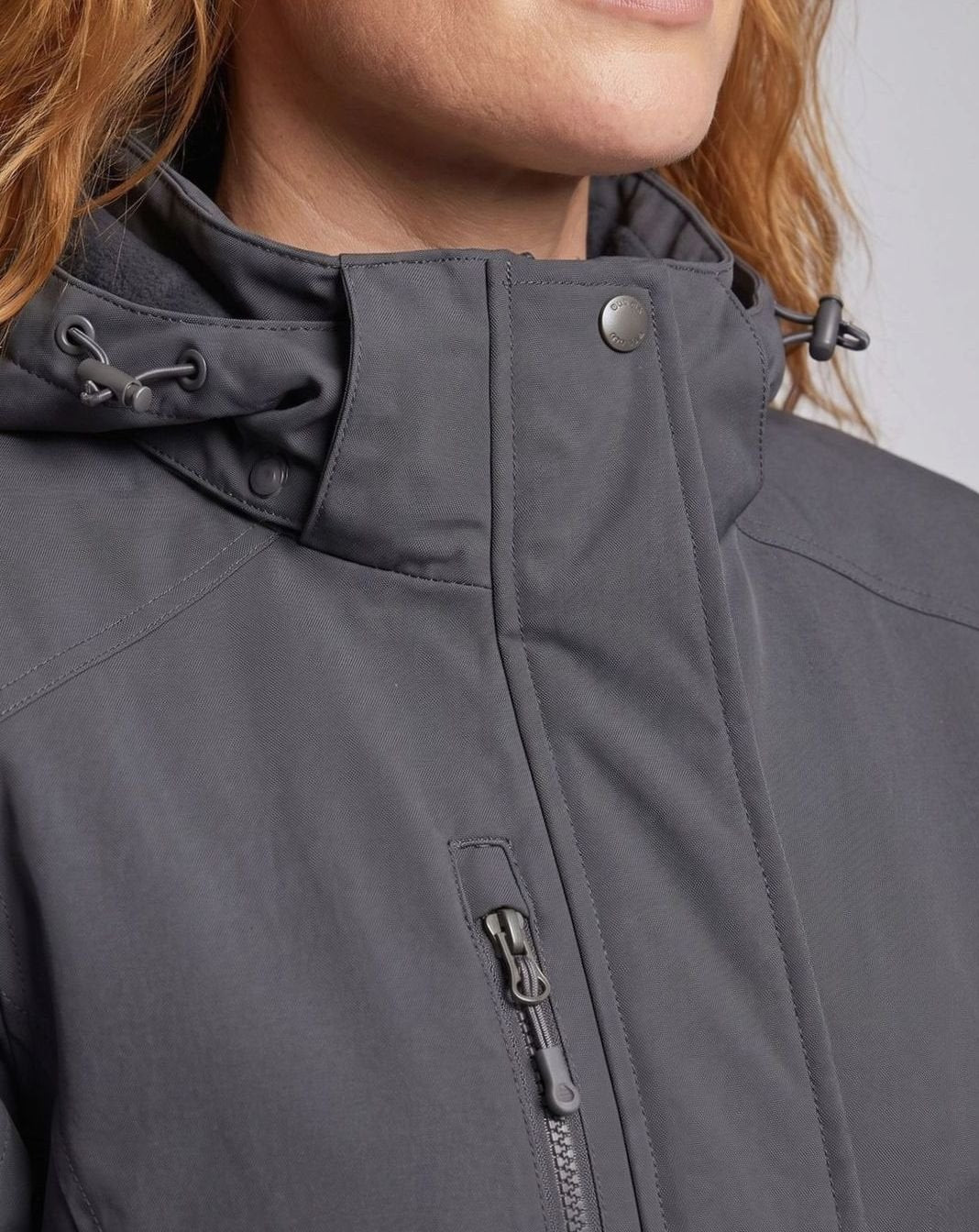 Women's Fleece-Lined Hooded Waterproof Winter Jacket