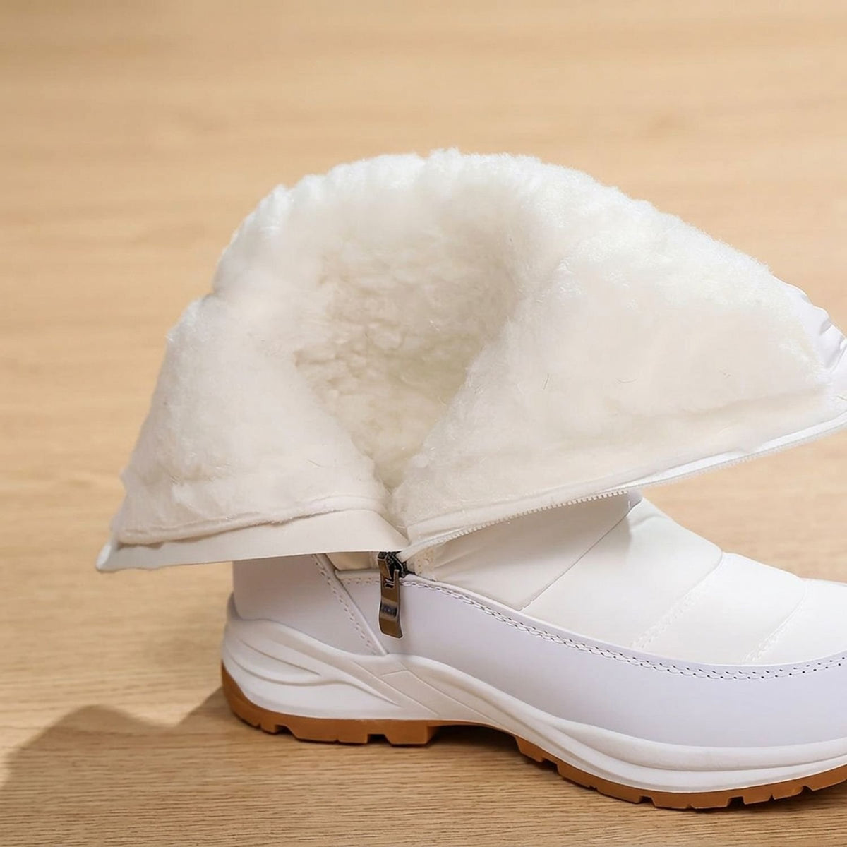 Women's Fleece-Lined Waterproof Mid-Calf Snow Boots
