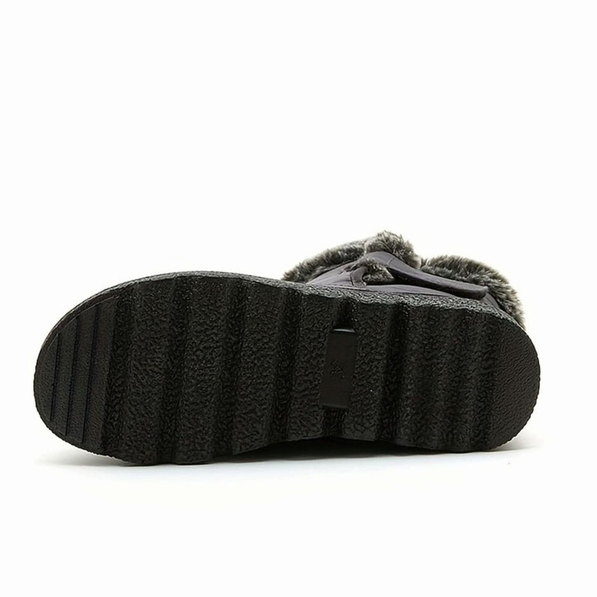 Women's Fur-Trimmed Quilted Slip-On Snow Boots