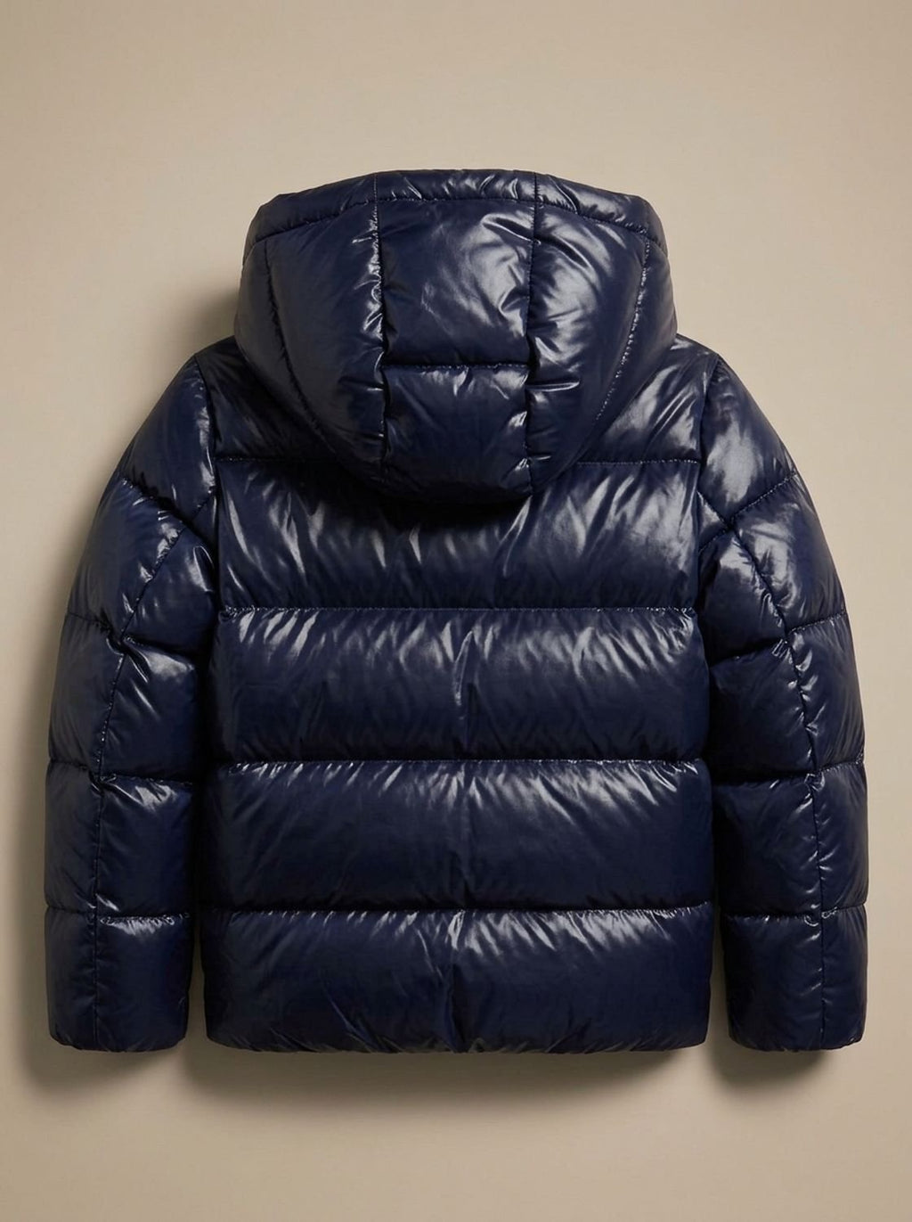 Women's Hooded Glossy Quilted Puffer Jacket