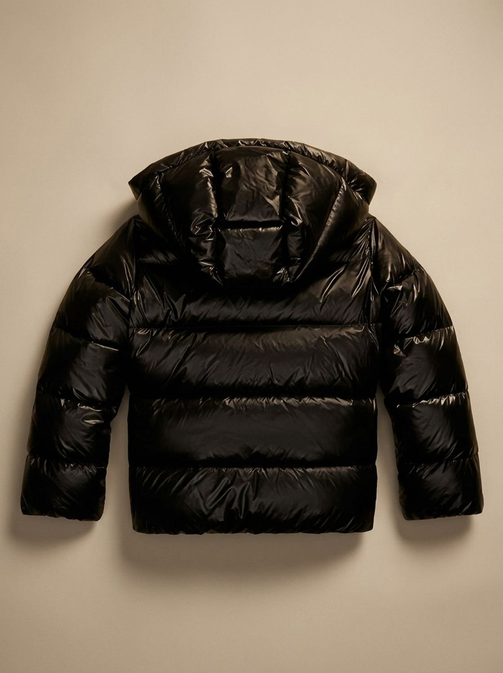 Women's Hooded Glossy Quilted Puffer Jacket