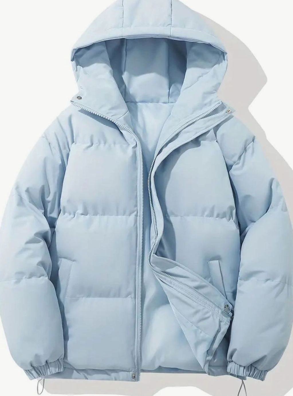 Women's Hooded Quilted Puffer Winter Jacket