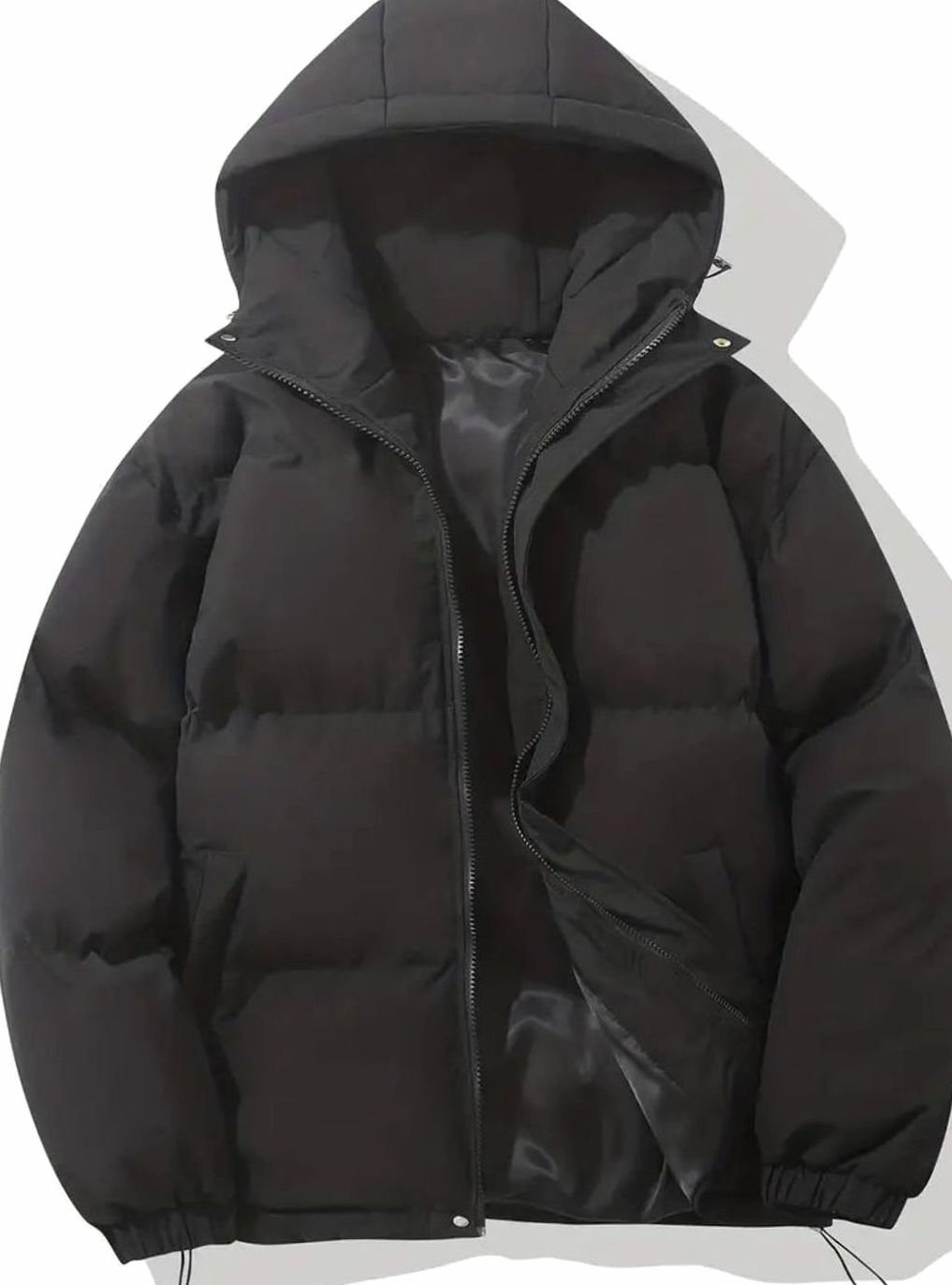 Women's Hooded Quilted Puffer Winter Jacket