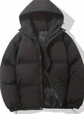 Women's Hooded Quilted Puffer Winter Jacket