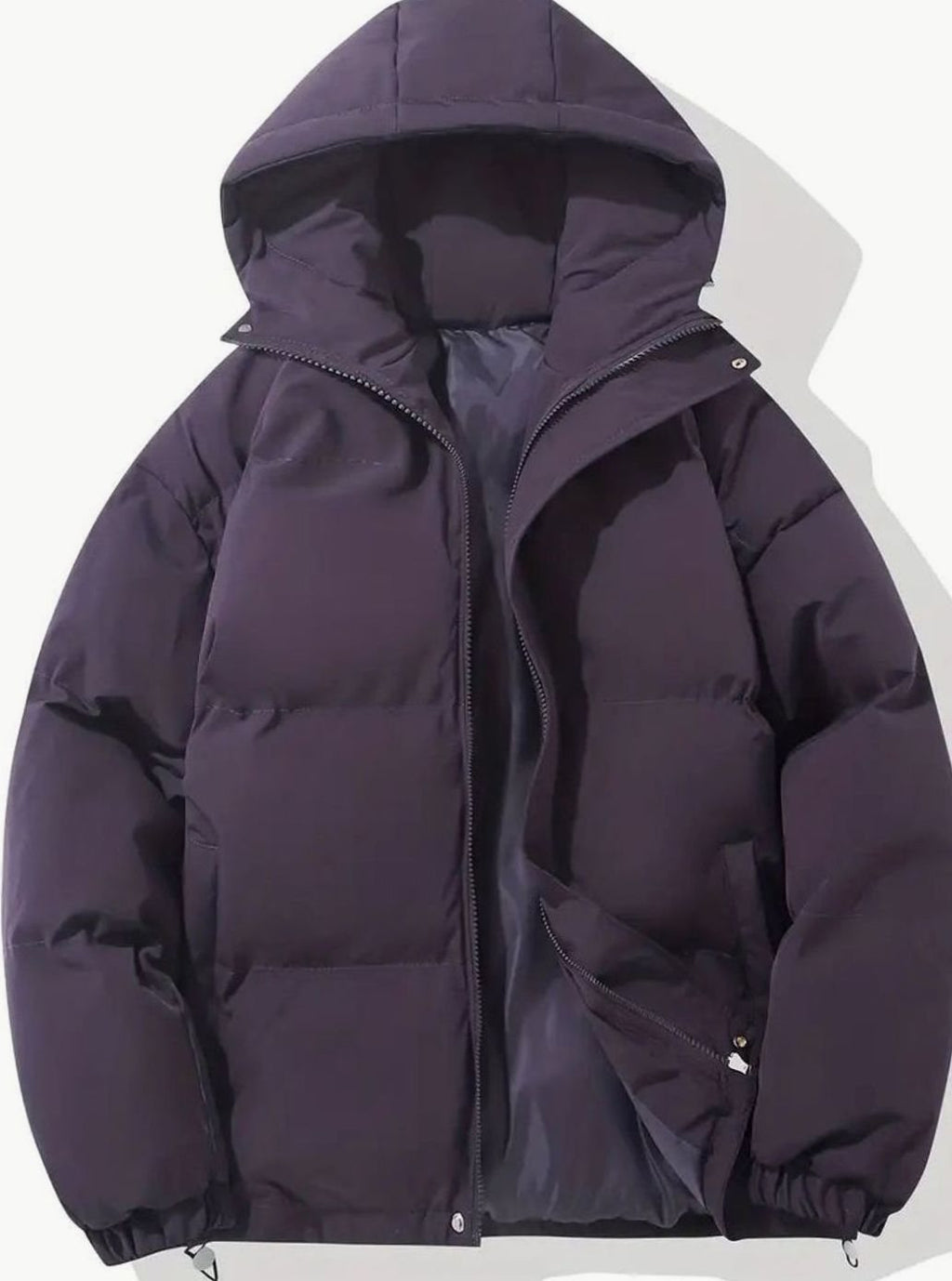Women's Hooded Quilted Puffer Winter Jacket