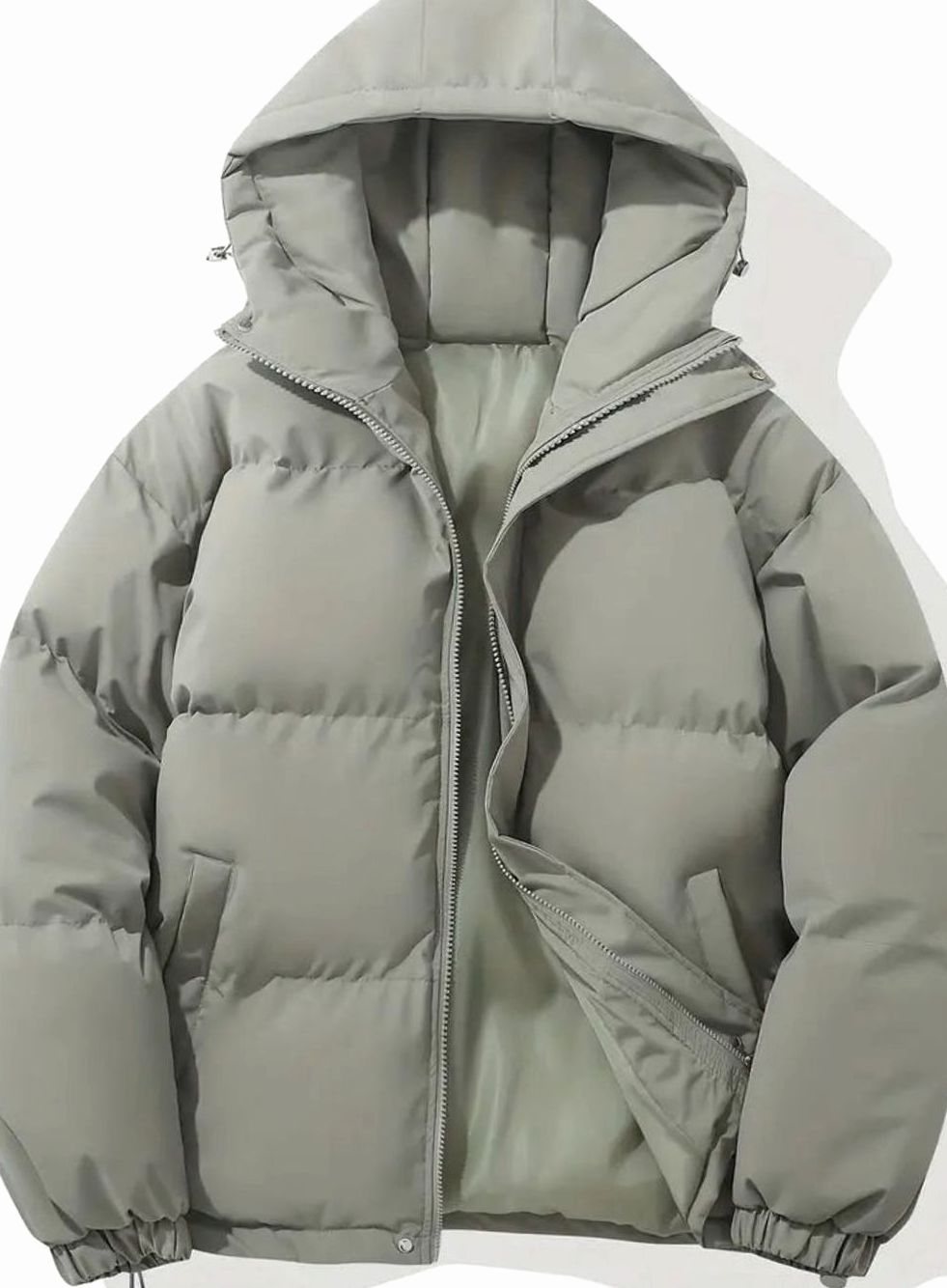 Women's Hooded Quilted Puffer Winter Jacket