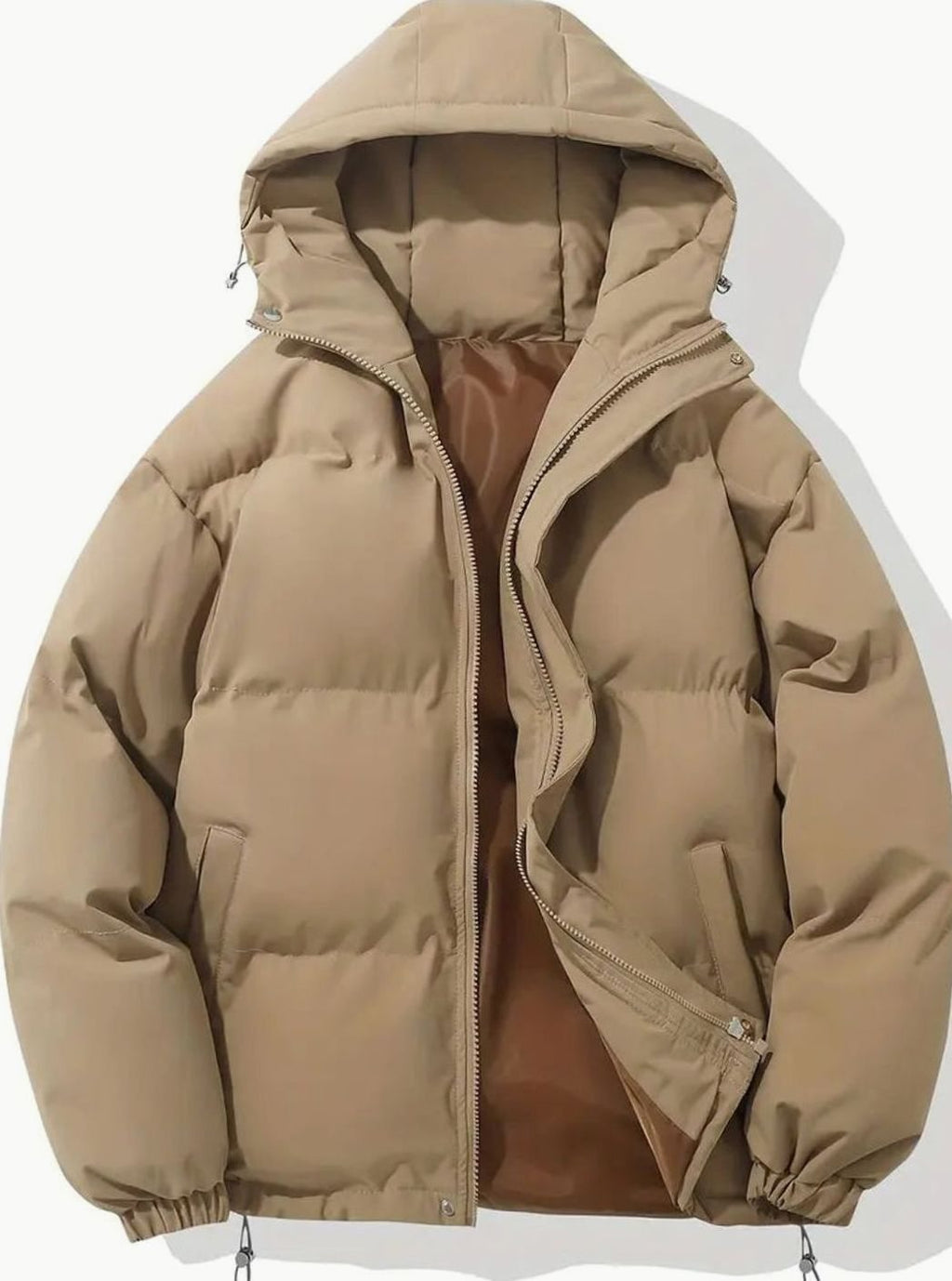 Women's Hooded Quilted Puffer Winter Jacket