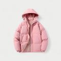 Women's Hooded Warm Puffer Jacket Insulated Winter Coat - Pink
