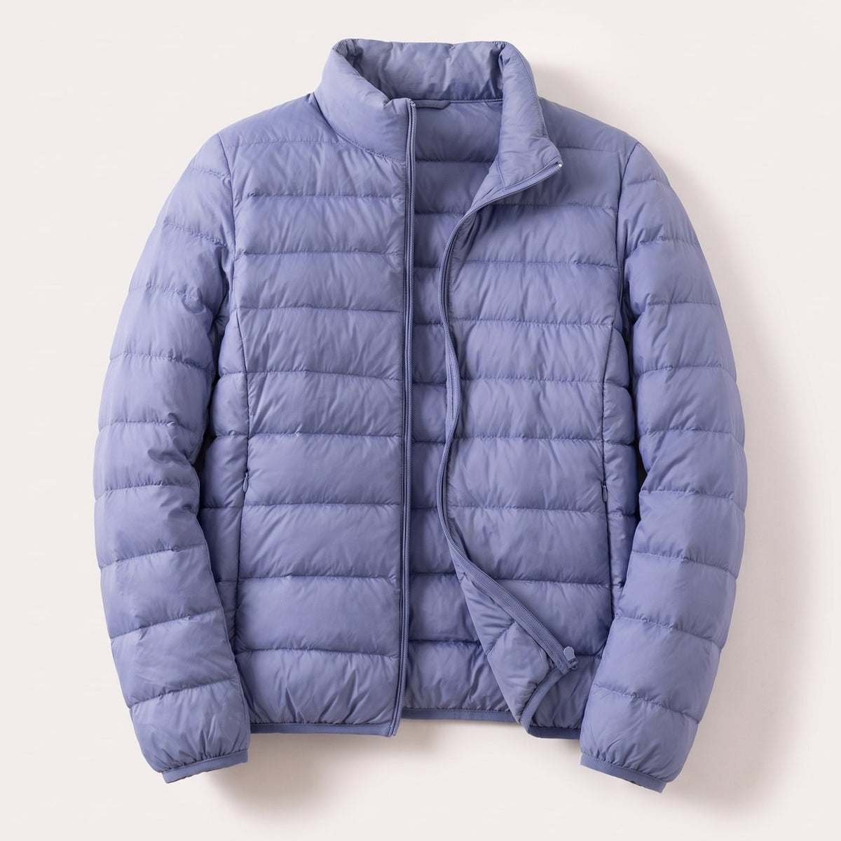 Women's Lightweight Down-Fill Stand-Collar Quilted Jacket - Blue