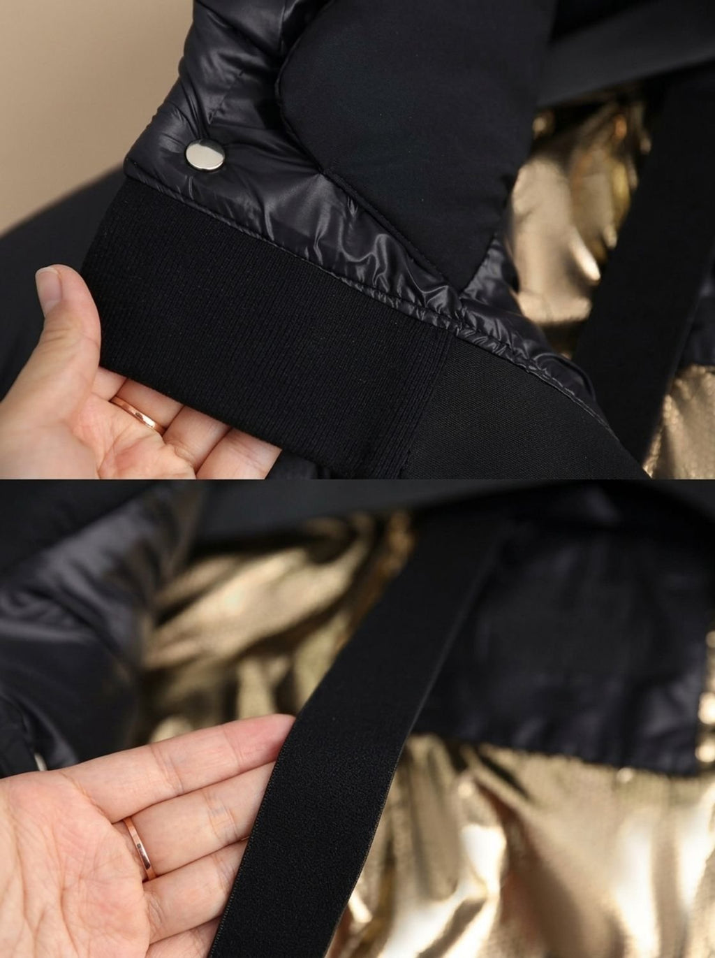 Women's Longline Quilted Hooded Puffer Jacket