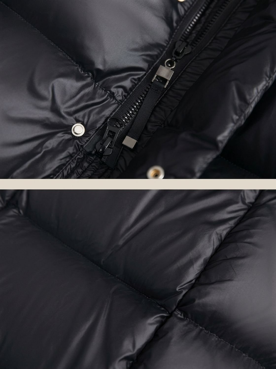 Women's Longline Quilted Hooded Puffer Jacket