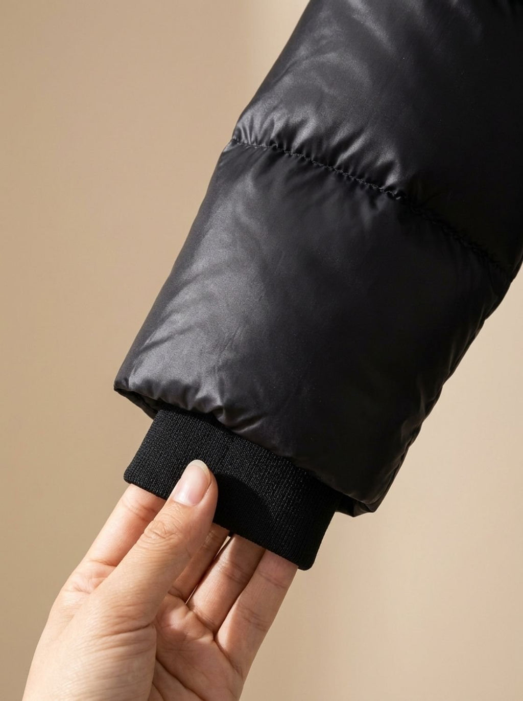 Women's Longline Quilted Hooded Puffer Jacket