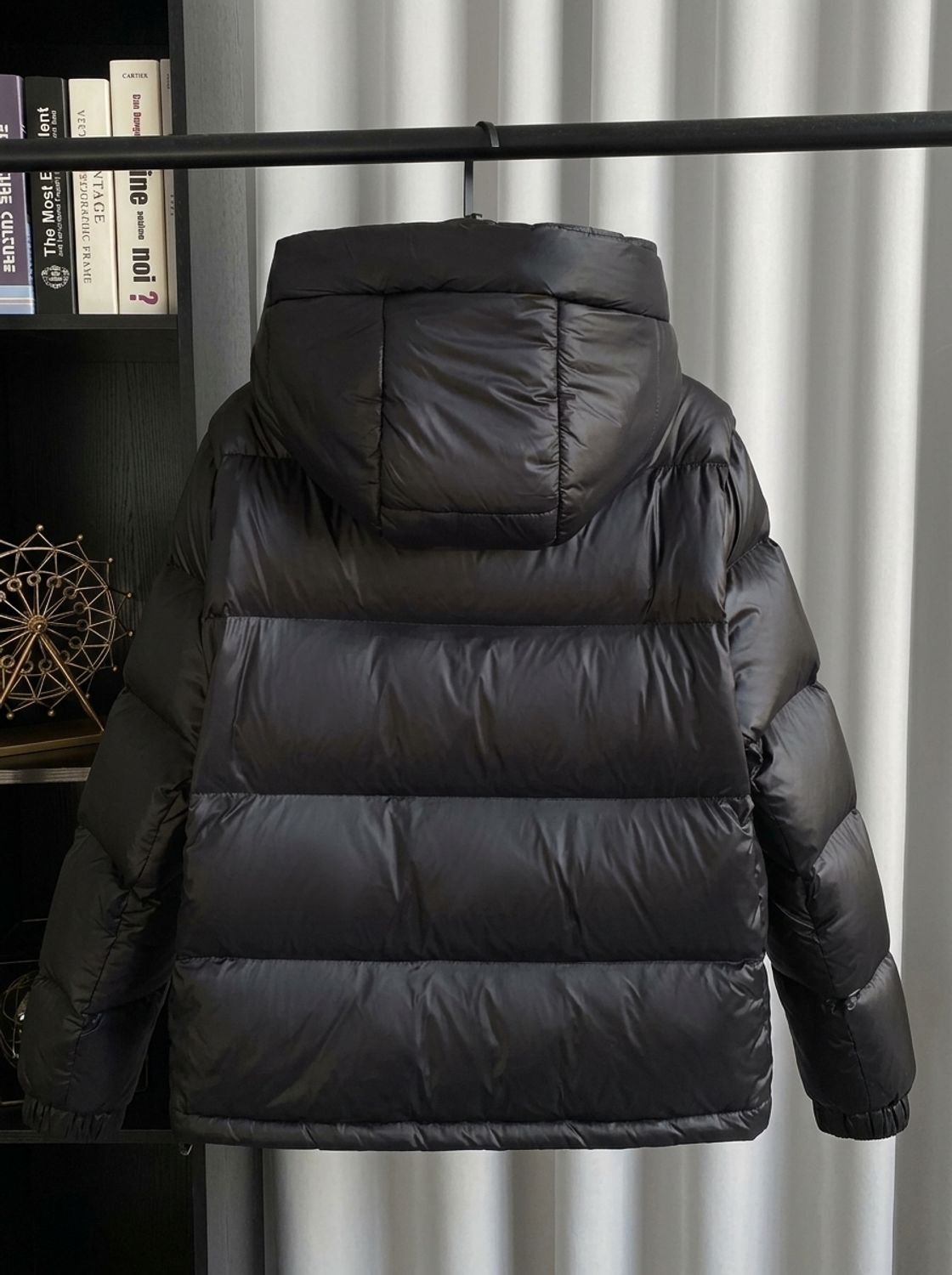 Women's Longline Quilted Hooded Puffer Jacket