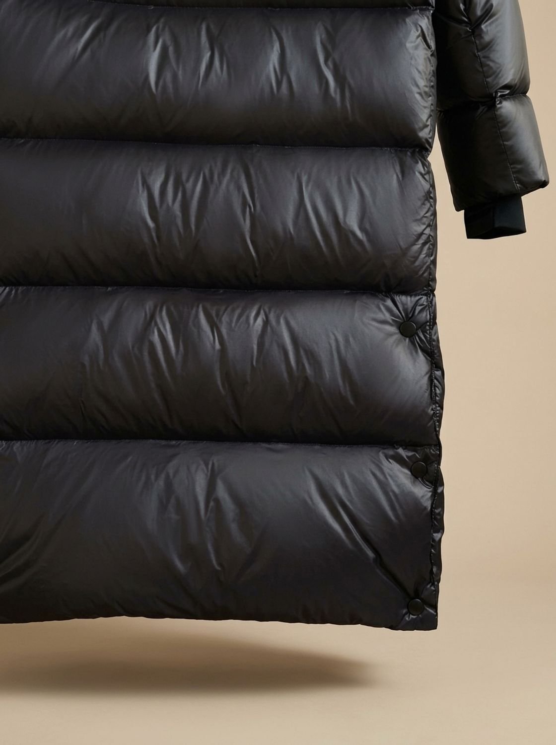 Women's Longline Quilted Hooded Puffer Jacket