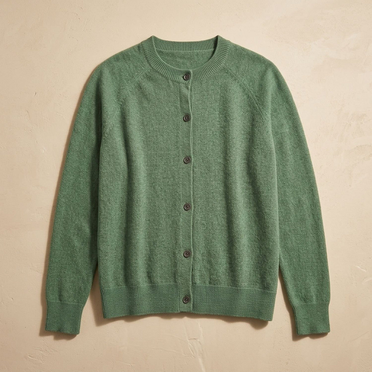 Women's Merino Wool Long-Sleeve Button-Front Knit Cardigan