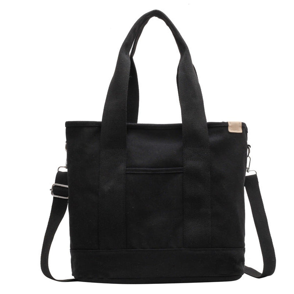 Women's Multifunction Crossbody Canvas Tote Bag Adjustable Strap