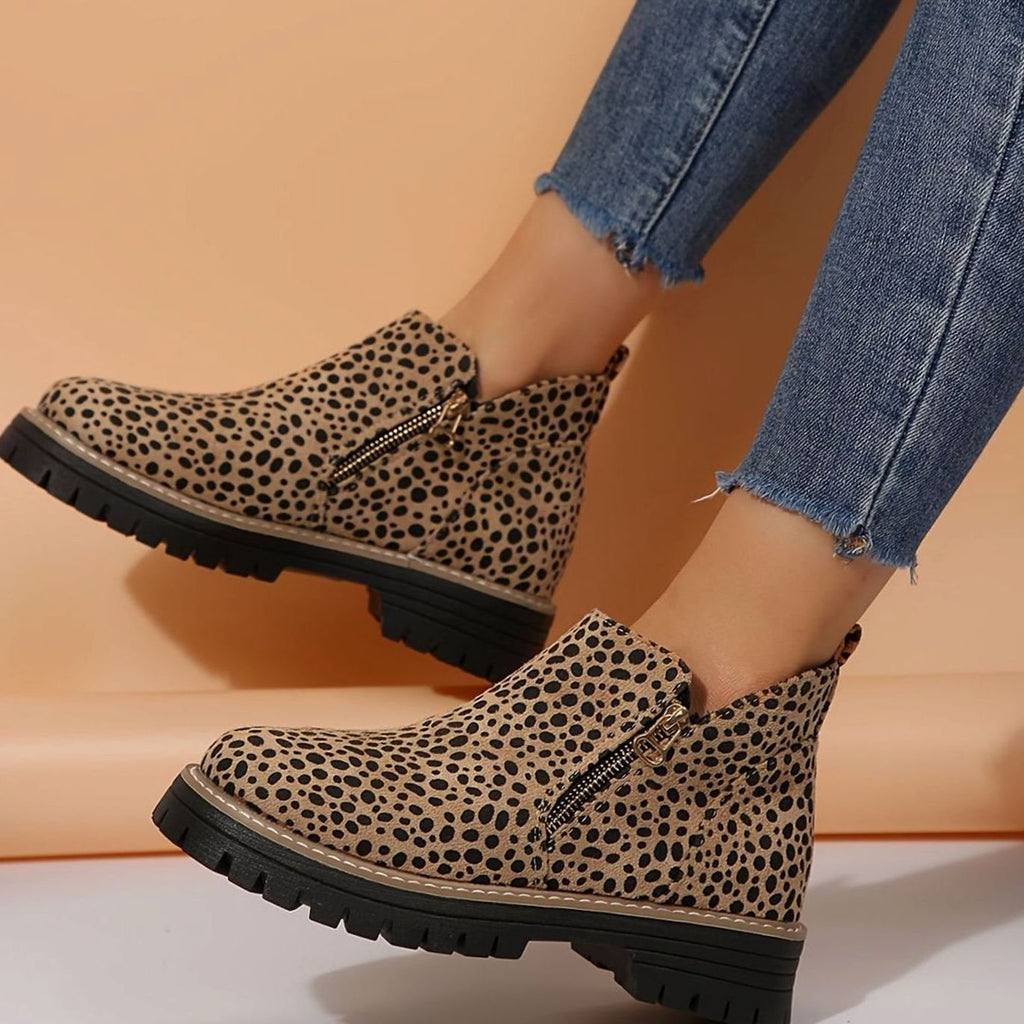 Women's Orthopedic Ankle Boots Arch-Support Side-Zip Booties