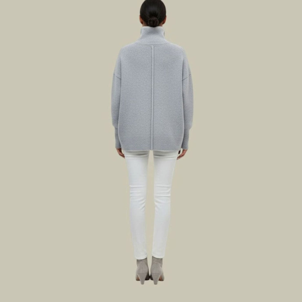 Women's Oversized Loose Fit Turtlenecks Knit Pullover Sweater