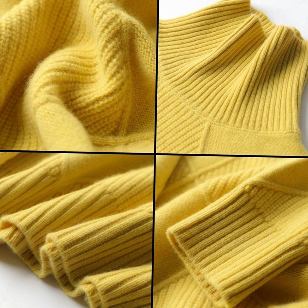 Women's Oversized Mock-Neck Diamond-Knit Pullover Sweater