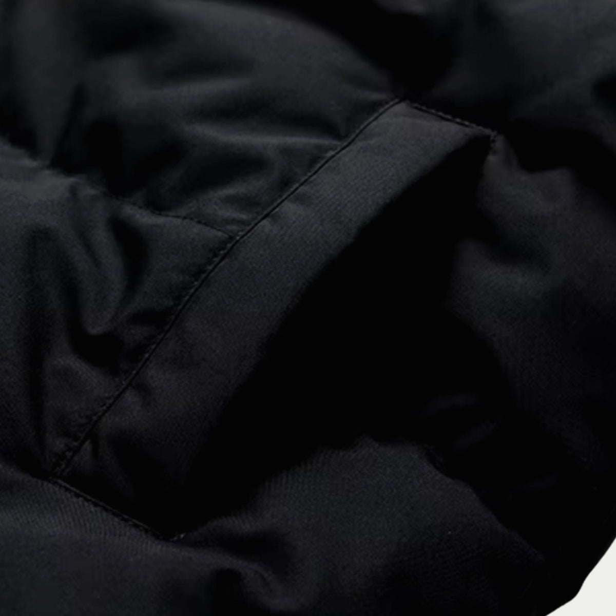 Women's Oversized Two-Tone Hooded Puffer Jacket