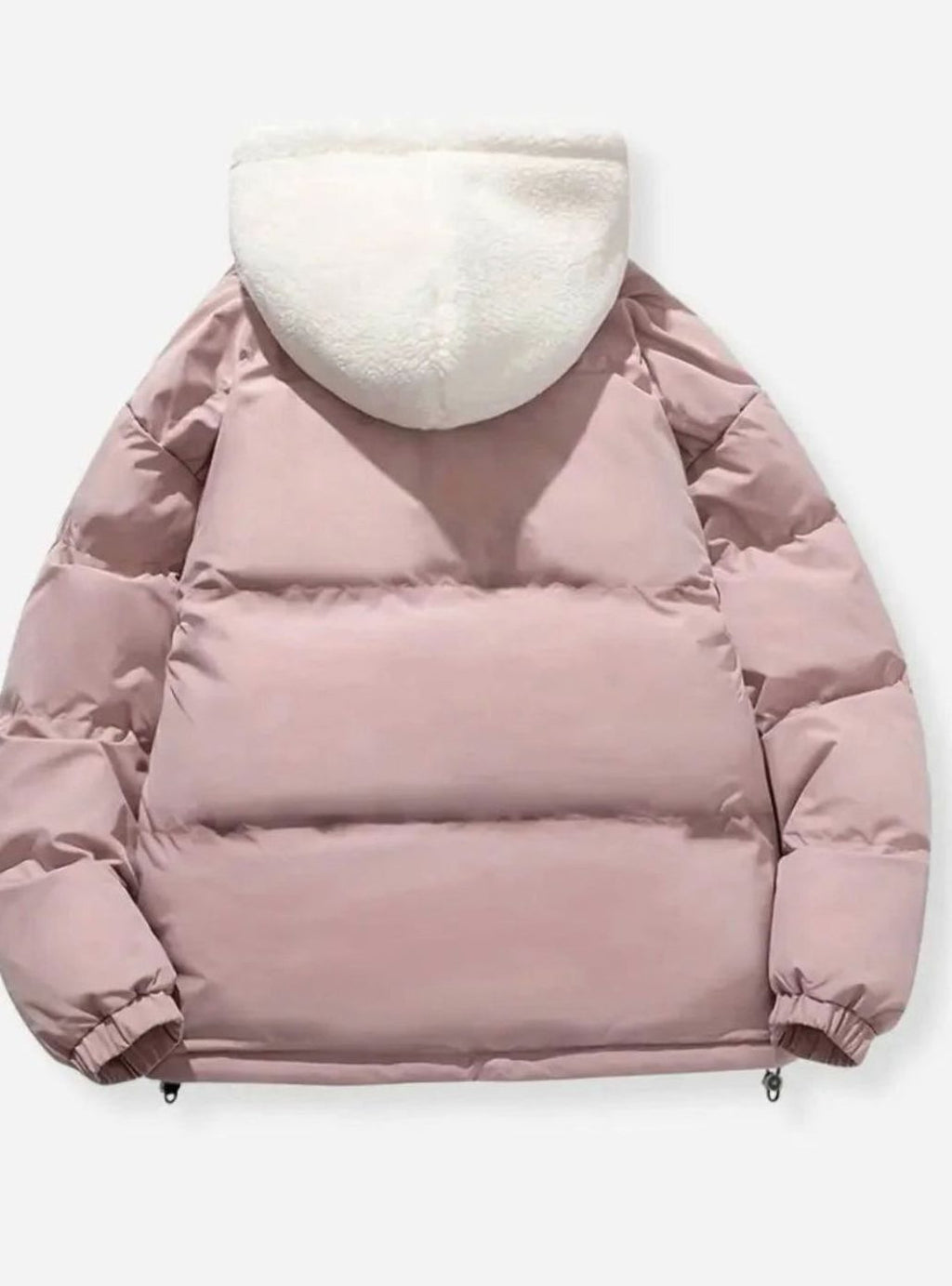 Women's Quilted Puffer Coat Hooded Sherpa-Lined Winter Jacket