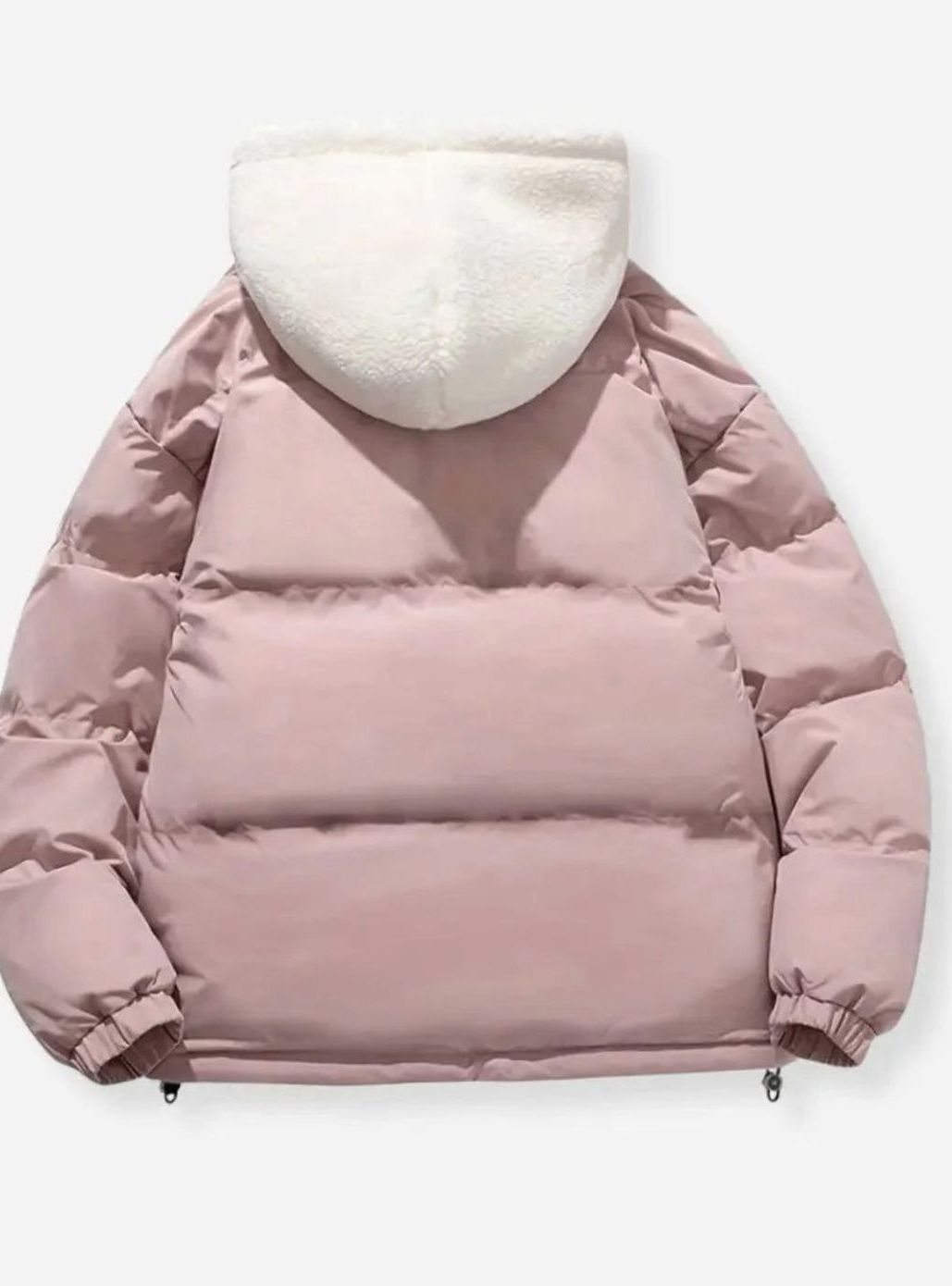 Women's Quilted Puffer Coat Hooded Sherpa-Lined Winter Jacket